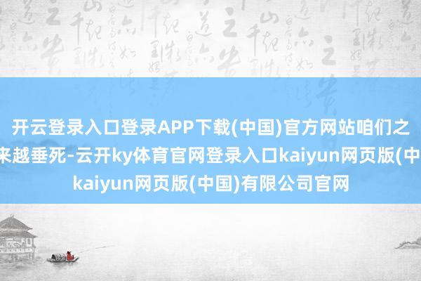 开云登录入口登录APP下载(中国)官方网站咱们之间的关系变得越来越垂死-云开ky体育官网登录入口kaiyun网页版(中国)有限公司官网