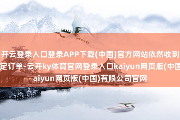 开云登录入口登录APP下载(中国)官方网站依然收到了1.9万台的大定订单-云开ky体育官网登录入口kaiyun网页版(中国)有限公司官网