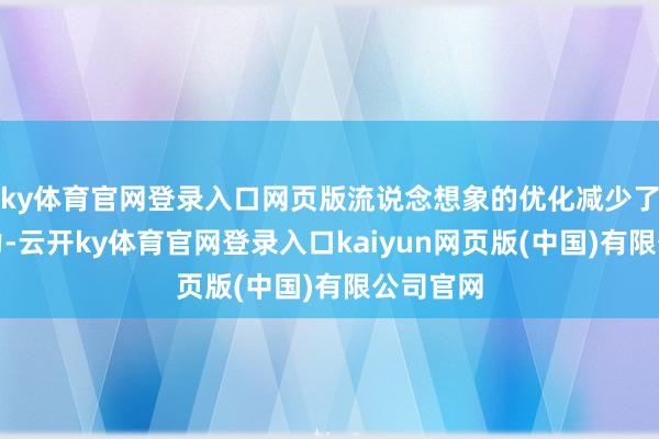 ky体育官网登录入口网页版流说念想象的优化减少了流体阻力-云开ky体育官网登录入口kaiyun网页版(中国)有限公司官网